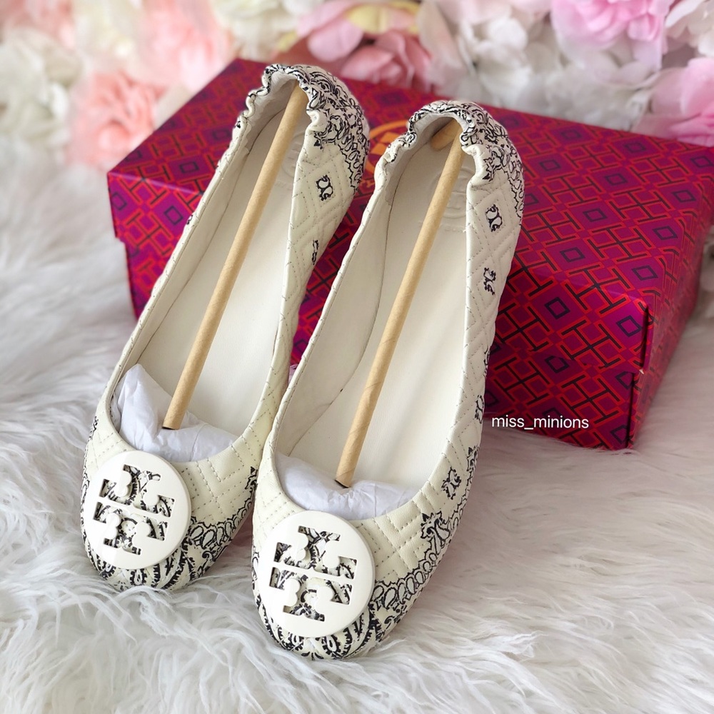 Tory Burch Bandana Paisley Miller Travel Flat